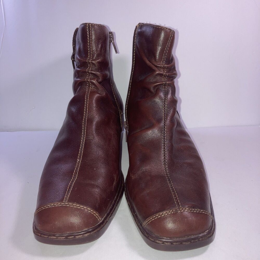 COMF Ortable Ankle Boot Brown Upper Leather Comfy Stylish Size 7